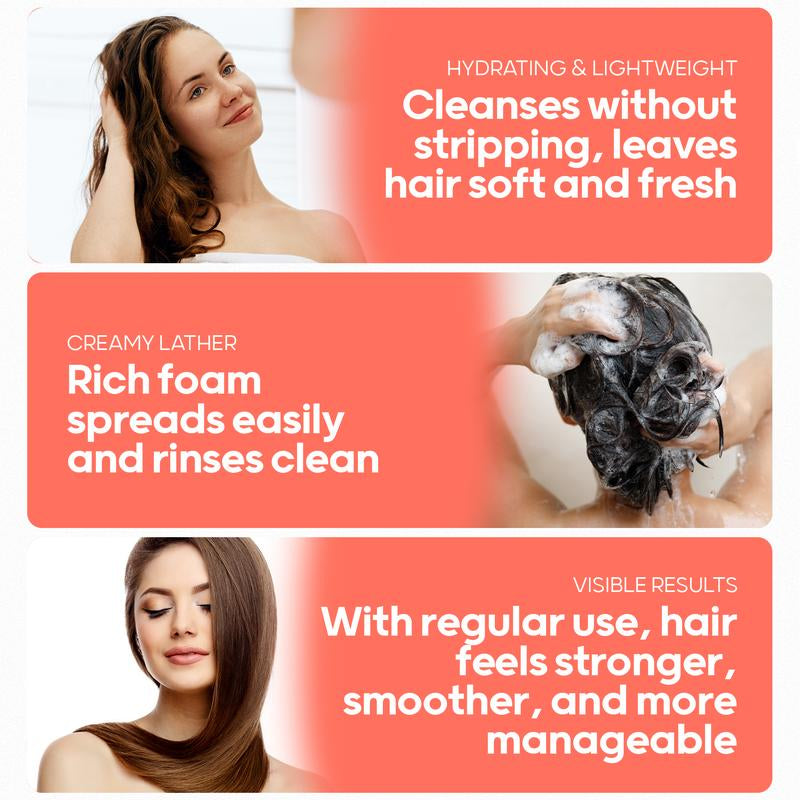 Batana Oil Shampoo & Conditioner – Cleanses Scalp, Boosts Hair Growth & Strengthens Roots – with Rosemary, Biotin & Jojoba – 12 Fl Oz Duo by Panda’S Promise