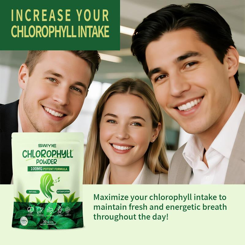 SWIYIE Chlorophyll Stick Packs: Remove Bad Breath Supercharge Your
